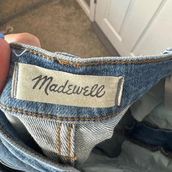 MADEWELL Woman’s‎ Stovepipe Medium Wash Straight Jeans Size 26 - Picture 4 of 7